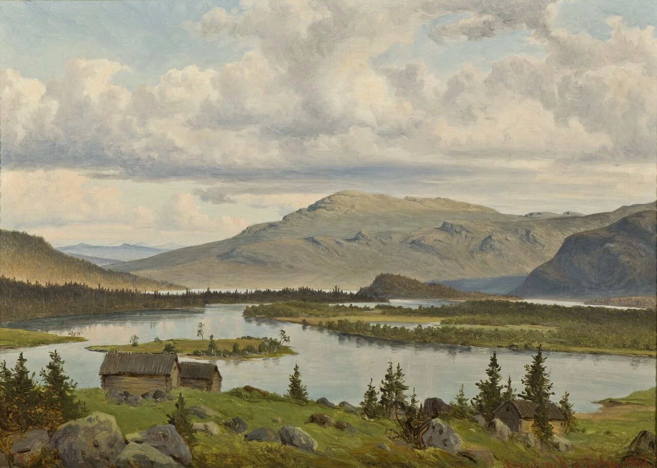 1835-Per Daniel Holm - Palude di Saggat, Kvikkjokk